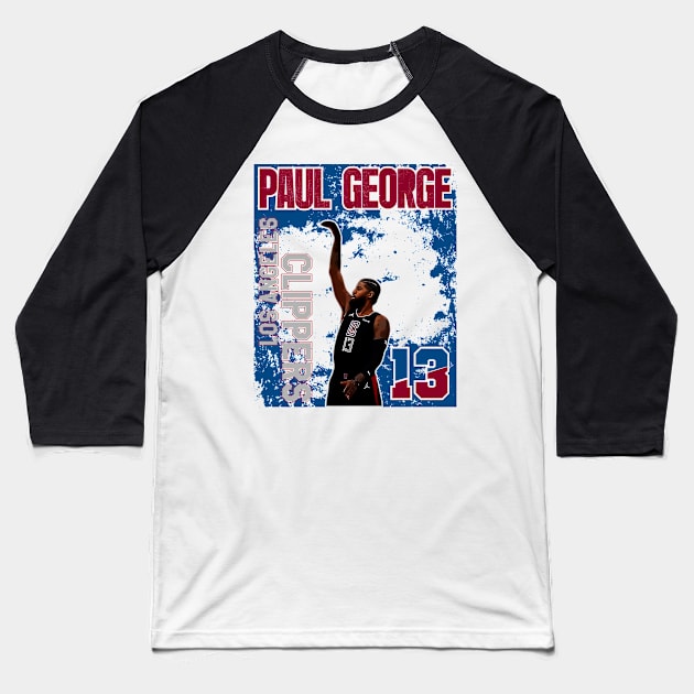 Paul george | Clippers Baseball T-Shirt by Aloenalone